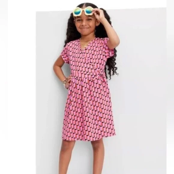 target pink polka dot dress Target x House of Aama Pink Polka Dot Mesh Dress Collab